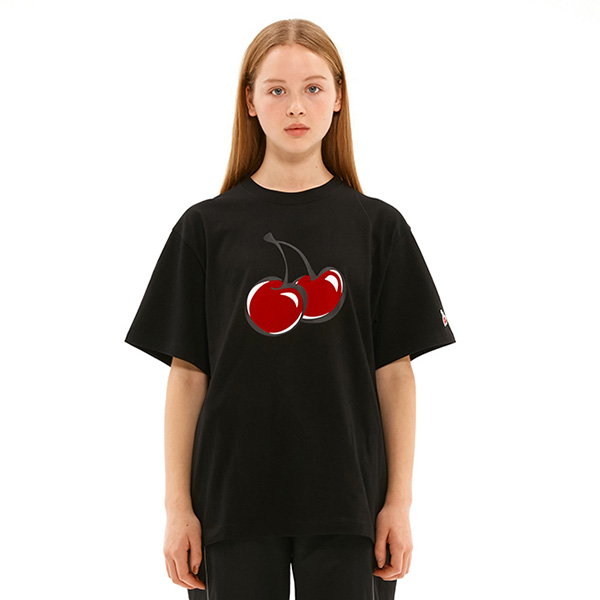 BIG CHERRY T-SHIRTS JS [BLACK]
