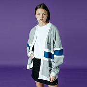 Curve Rectangle coloring cardigan-grey