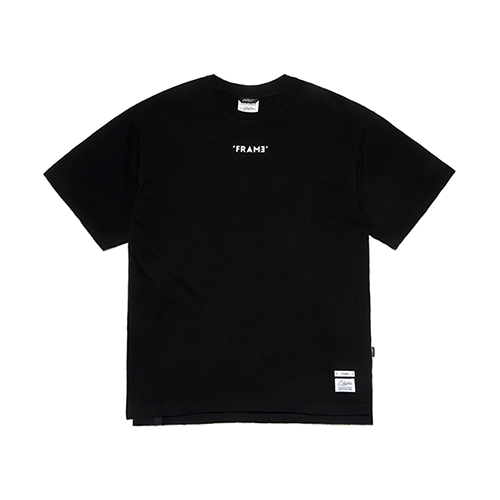 STIGMA FRAME OVERSIZED T-SHIRTS BLACK
