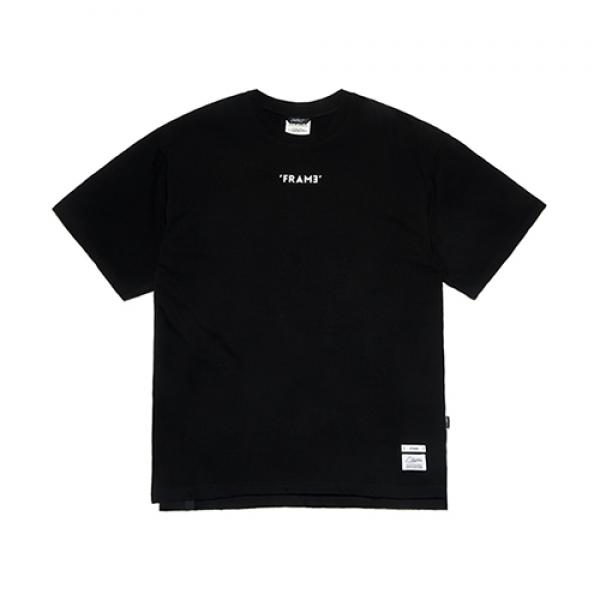 STIGMA FRAME OVERSIZED T-SHIRTS BLACK