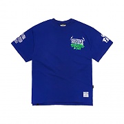 STIGMA LIGHTNING OVERSIZED T-SHIRTS BLUE