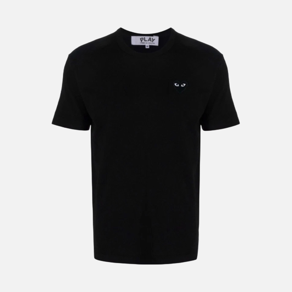 Play Comme des Garcons Small Black Heart T-Shirt Black