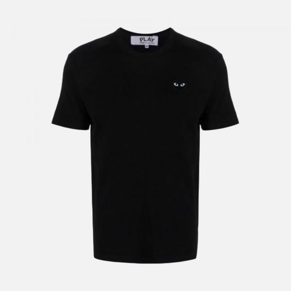 Play Comme des Garcons Small Black Heart T-Shirt Black