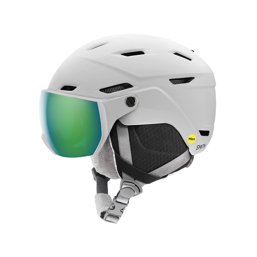 Ƶ  ִϾ ӽ   SURVEY JR MIPS MATTE WHITE (GREEN MIRROR)